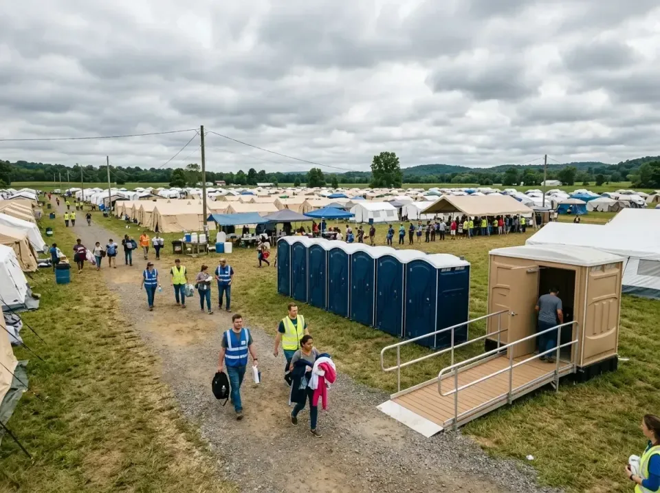 disaster-relief-camp-restrooms-010 — frequently asked questions, Dumpster & Portable Bathrooms Rental in Portland, IN